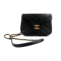 Chanel Sac Bandoulière en Cuir Noir