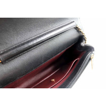 Chanel Sac Bandoulière en Cuir Noir