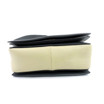 Celine Frame Leather Gray and Cream