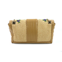 Fendi Baguette Stroh Beige