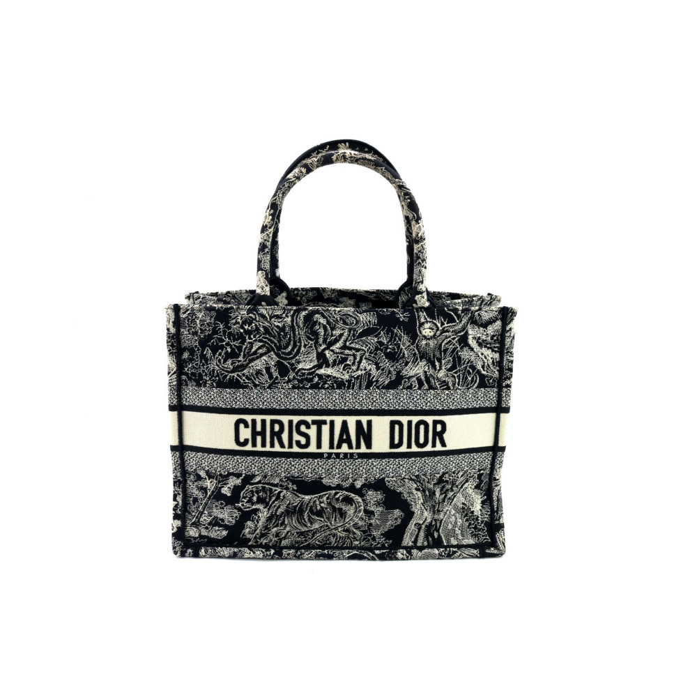 Dior Book Tote Tessuto Blu