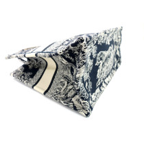 Dior Book Tote 블루 천