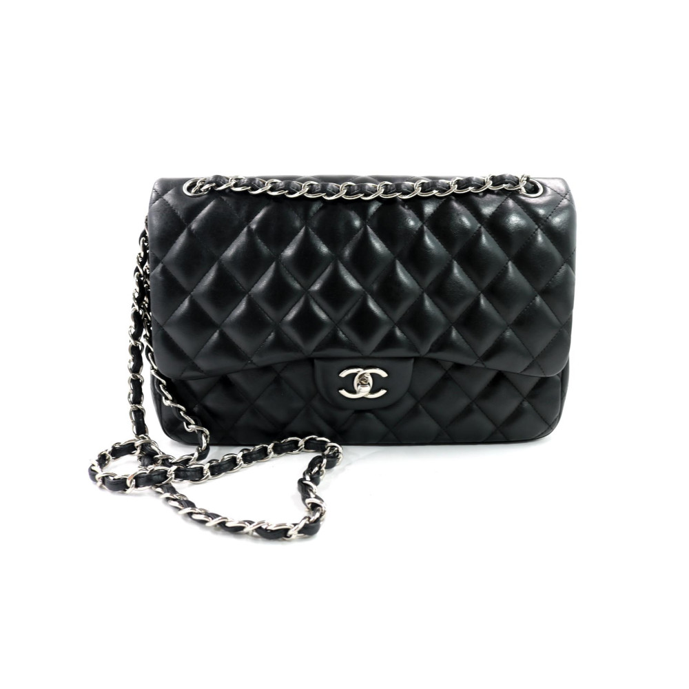 Chanel Jumbo Cuir Noir