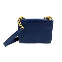 Prada Blue Leather Crossbody Bag