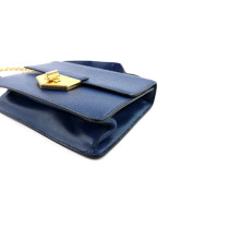 Prada Umhängetasche Leder Blau