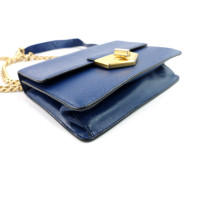 Prada Umhängetasche Leder Blau