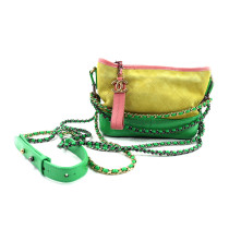 Chanel Gabrielle Pelle Gialla e Verde