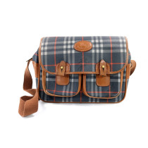 Burberry Tracolla Pelle Grigia e Marrone