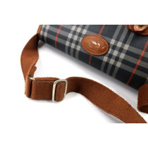 Burberry Tracolla Pelle Grigia e Marrone