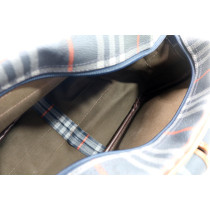 Burberry Tracolla Pelle Grigia e Marrone