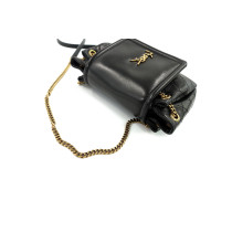 Saint Laurent Nolita Mini Schwarzes Leder