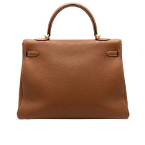 Hermes Kelly 35 Togo Leather Gold