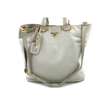 Prada Shopping Pelle Bianca