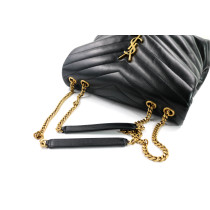 Kopie von Saint Laurent Lou Lou Media Pelle Nera
