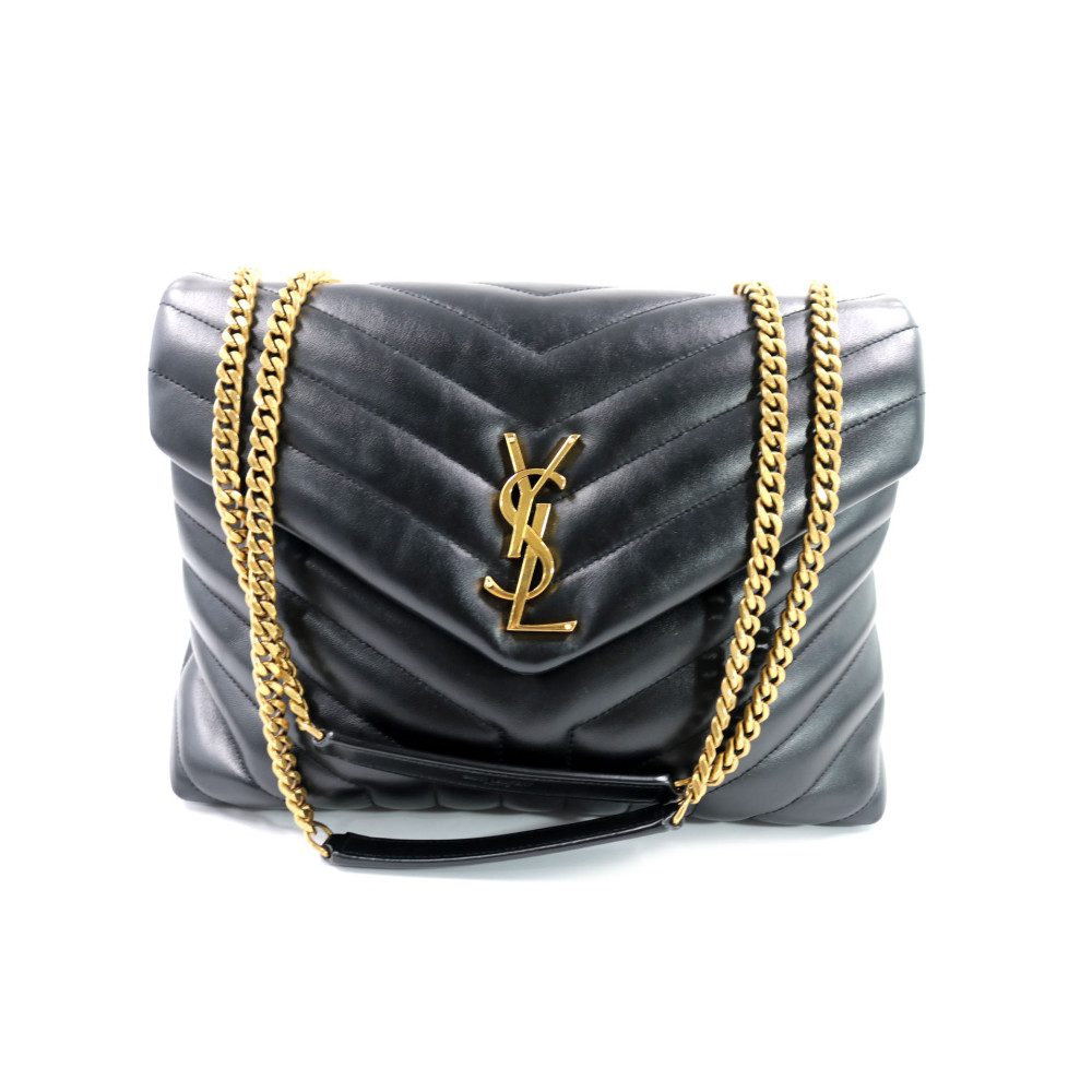 Kopie von Saint Laurent Lou Lou Media Pelle Nera