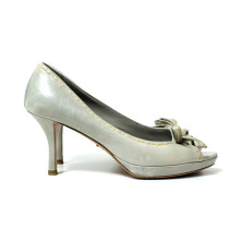 Prada Decollete Pelle Grigio Chiaro