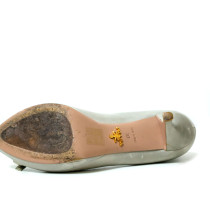 Prada Decollete Pelle Grigio Chiaro