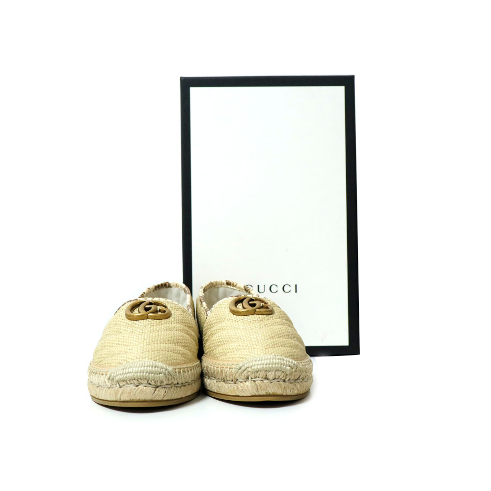Gucci Espadrillas Cotone Naturale Beige