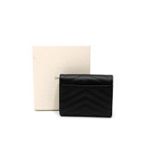 Saint Laurent Portafoglio Cassandre Pelle Nera