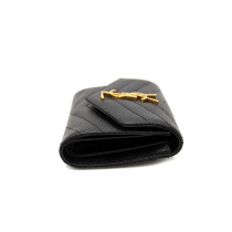 Saint Laurent Portafoglio Cassandre Pelle Nera