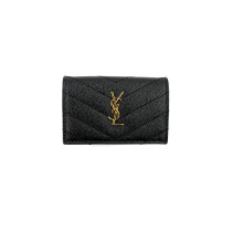 Saint Laurent Portafoglio Compact Pelle Nera