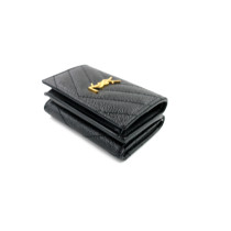 Saint Laurent Portafoglio Compact Pelle Nera