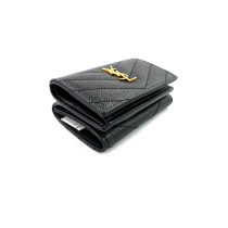 Saint Laurent Portafoglio Compact Pelle Nera