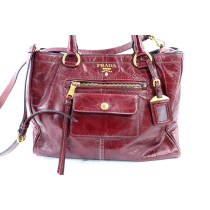 Prada Shopping Pelle Bordeaux