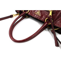 Prada Shopping Pelle Bordeaux
