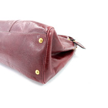 Prada Shopping Pelle Bordeaux