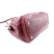 Prada Shopping Pelle Bordeaux