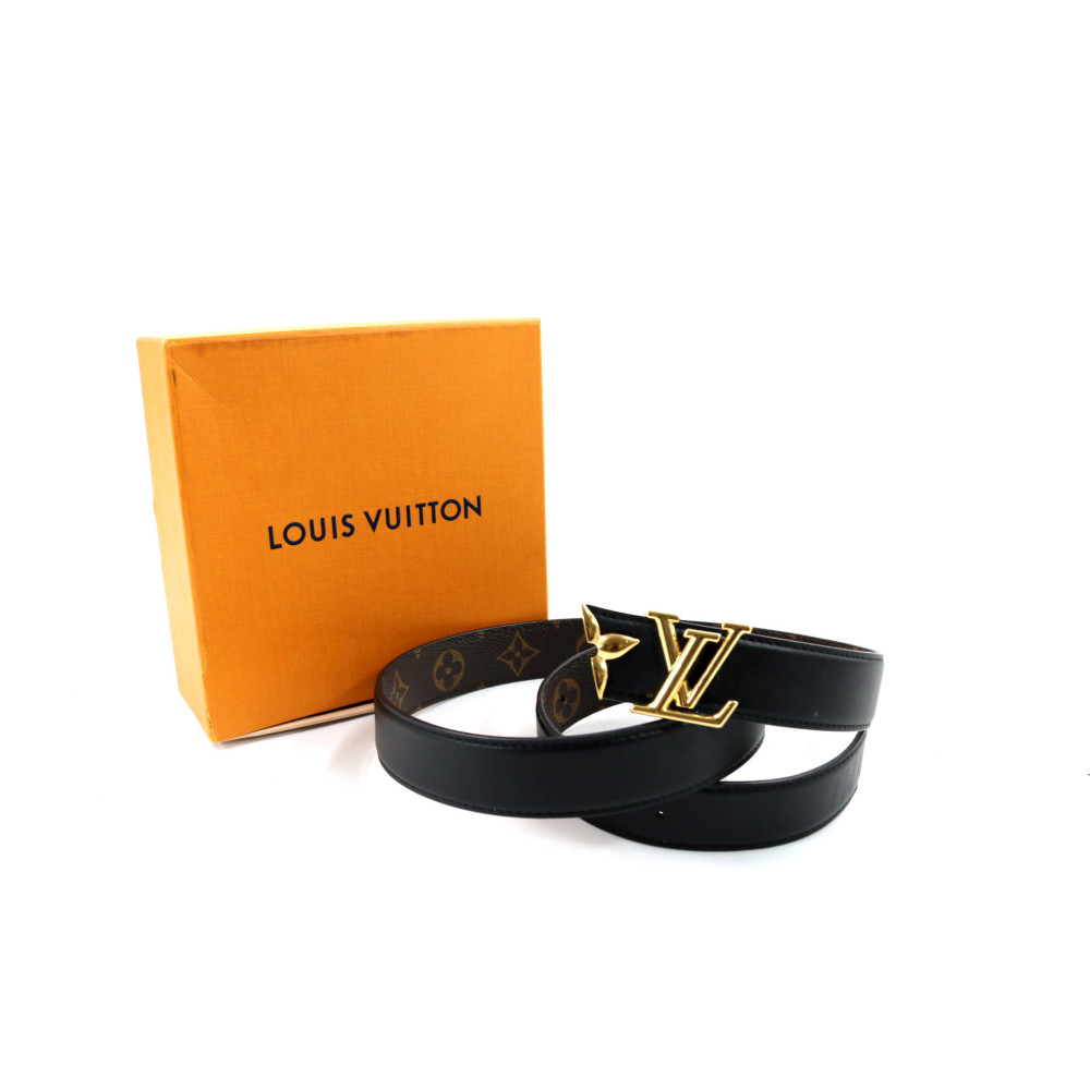 Louis Vuitton Cintura Pelle Nera