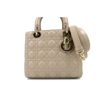 Dior Lady D Medium Pelle Beige