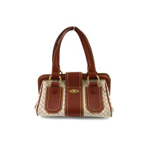 Celine Shopping Tela Triomphe Beige
