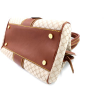 Celine Shopping Tela Triomphe Beige