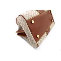 Celine Shopping Tela Triomphe Beige