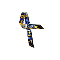 Hermes Twilly Seta Blu e Oro