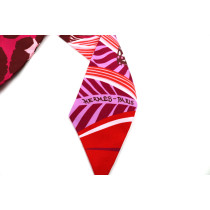 Hermes Twilly Seta Rossa e Rosa