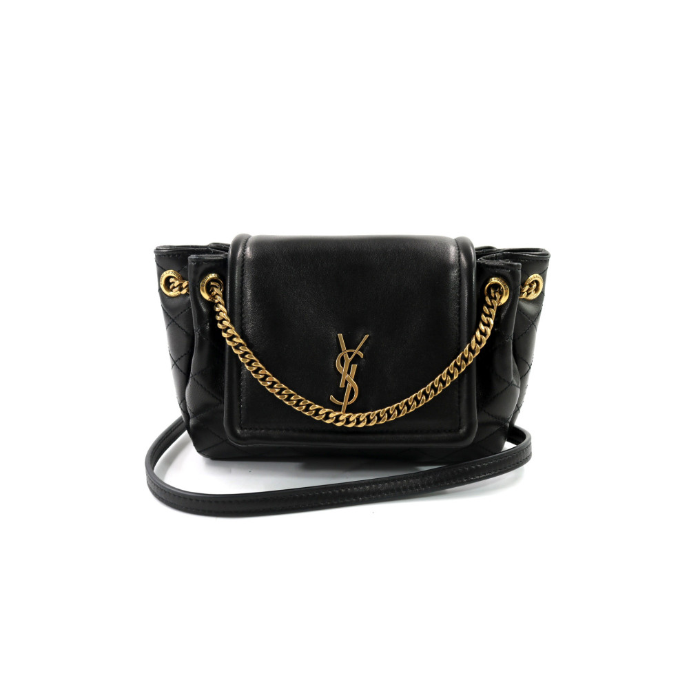 Saint Laurent Lolita Pelle d'Agnello Nera