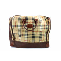 Burberry Borsone da Viaggio Check Beige
