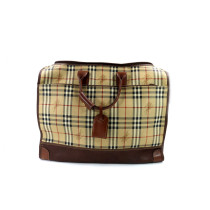 Burberry Borsone da Viaggio Check Beige