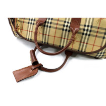Burberry Borsone da Viaggio Check Beige