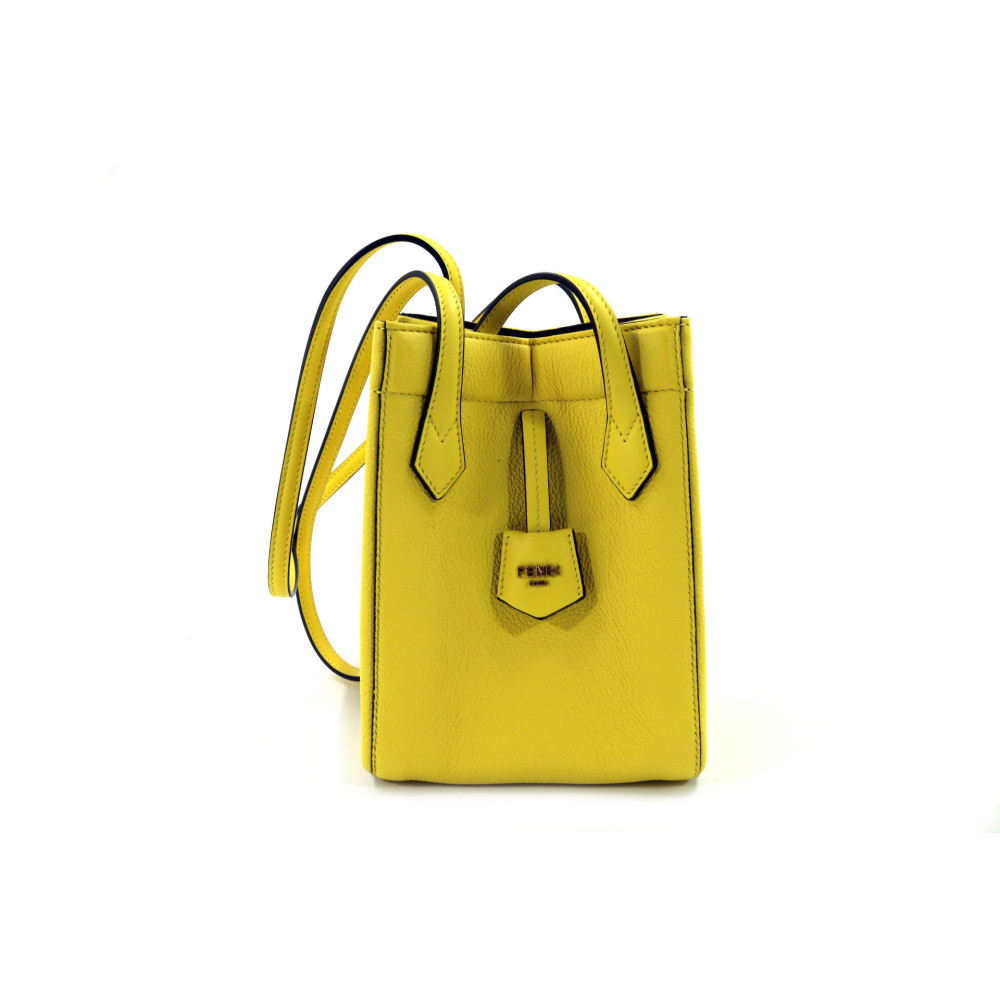 Fendi Origami Mini Bag Pelle Gialla