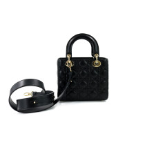 Dior Lady Dior Mini Pelle Nera