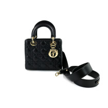Dior Lady Dior Mini Pelle Nera
