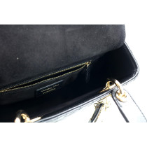 Dior Lady Dior Mini Pelle Nera