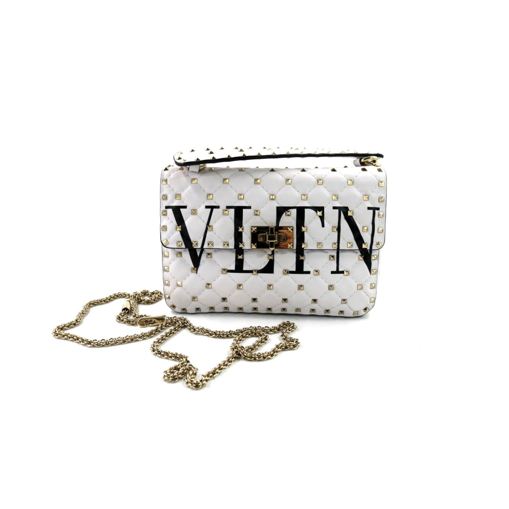 Valentino Spike Pelle Bianca