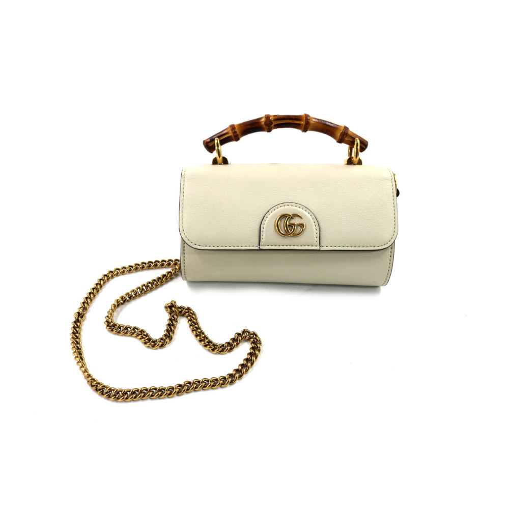 Gucci Pochette Pelle Bianca