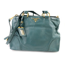 Prada Shopping Pelle Blu