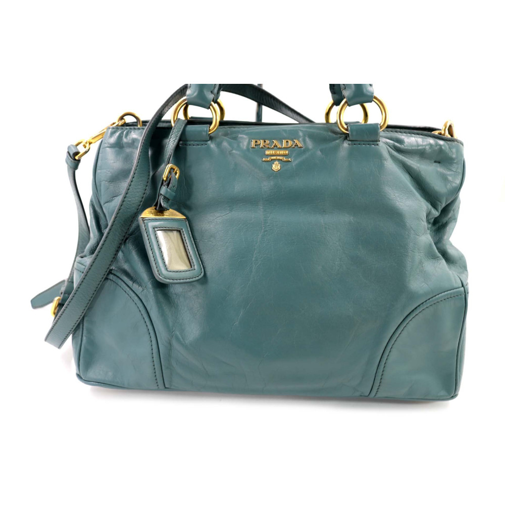 Prada Shopping Pelle Blu